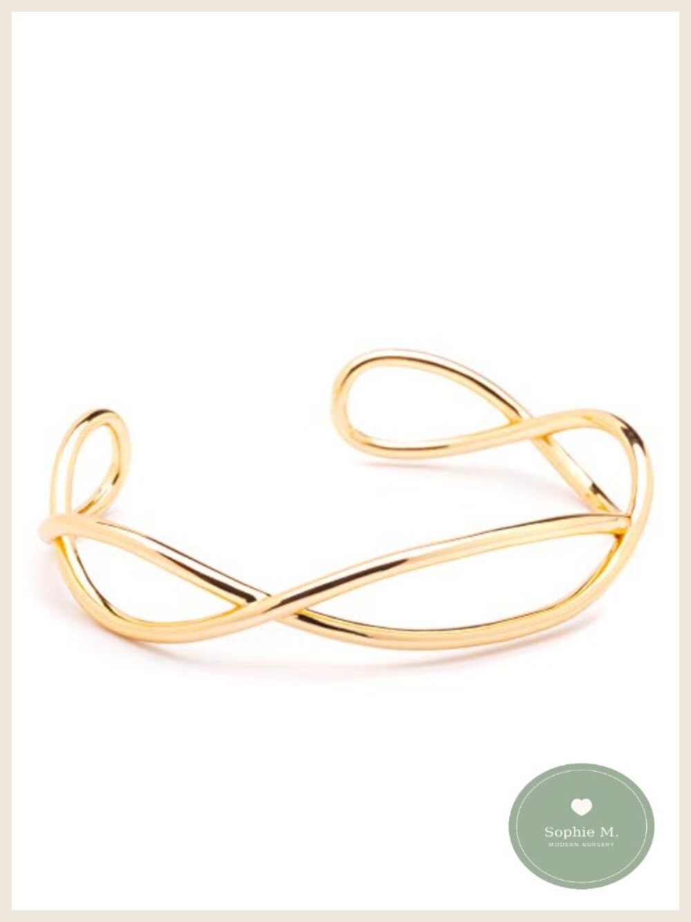 18K Gold Vermeil Cuff Bracelet for Women Hypoallergenic Nickel-Free